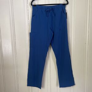 Hey Medical Uniform Women Blue Medical Scrub Straight Leg Pants Size M NWT